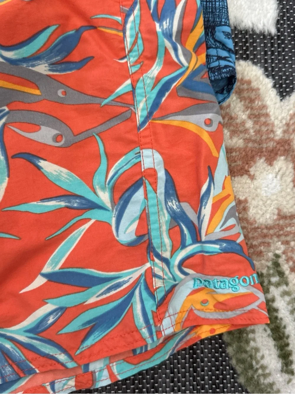 Lot Of 2 Patagonia Mens Size 32 Nylon Board Short Swim Trunks